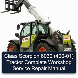Claas Scorpion 6030 (400-01) Tractor Service Repair Workshop Manual PDF
