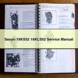 Sanyo 18ks52 18kls52 Service Repair Workshop Manual PDF