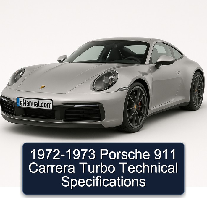 1972-1973 Porsche 911 Carrera Turbo Service Repair Workshop Manual PDF