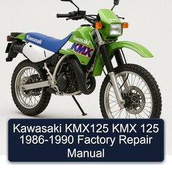 1986-1990 Kawasaki KMX Models KMX125 125 Service Repair Workshop Manual PDF