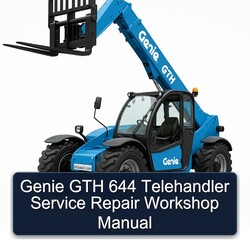 Genie GTH 644 Telehandler Service Repair Workshop Manual PDF