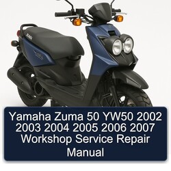 2002-2007 Yamaha Zuma 50 YW50 Service Repair Workshop Manual PDF