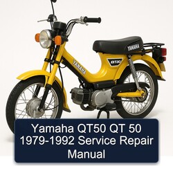 1979-1992 Yamaha QT50 MA50 QT 50 Service Repair Workshop Manual PDF