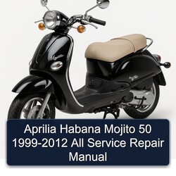 1999-2012 Aprilia Habana Mojito 50 - All Service Repair Workshop Manual PDF