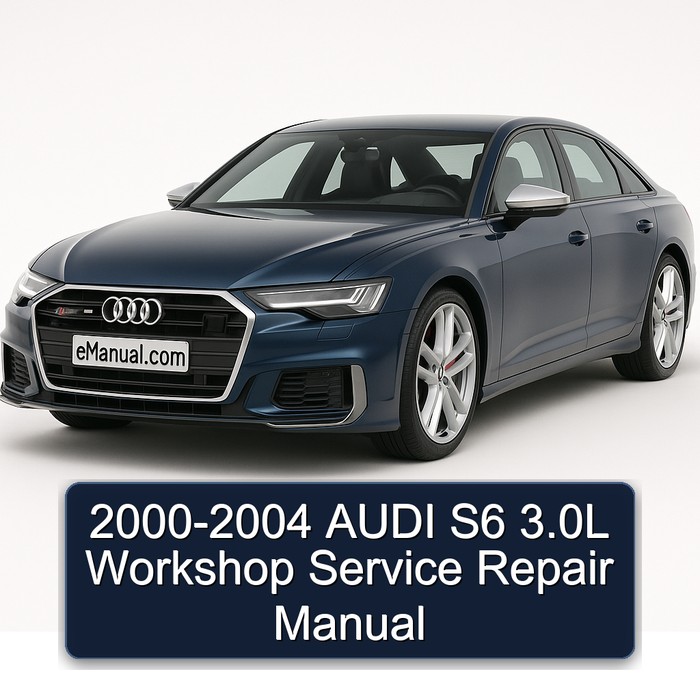 2000-2004 AUDI S6 3.0L Service Repair Workshop Manual PDF