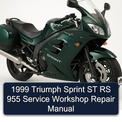 1999 Triumph Sprint ST RS 955 Service Repair Workshop Manual PDF