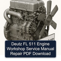 Deutz FL Series 511 Engine Service Repair Workshop Manual PDF