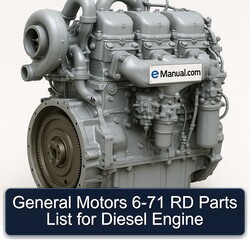 GM 71 Series General Motors 6-71 RD Diesel Engine Parts Catalog PDF