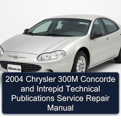 2004 Chrysler Concorde 300M Intrepid Publications Service Repair Workshop Manual PDF