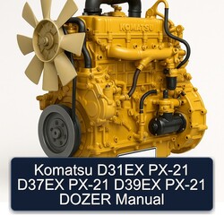 Komatsu D31EX PX-21 D37EX D39EX Dozer Service Repair Workshop Manual PDF