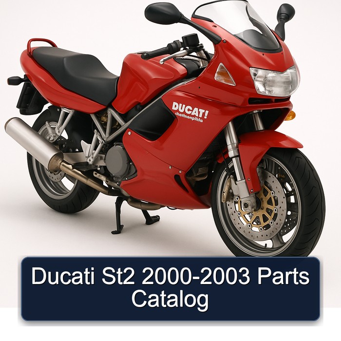 2000-2003 Ducati Sporttouring / ST Models ST2 Parts Catalog PDF