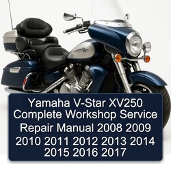 2008-2017 Yamaha Royal Star Venture V-STAR XV250 Service Repair Workshop Manual PDF