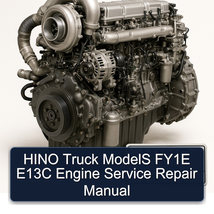 Hino E13C Truck Models FY1E Engine Service Repair Workshop Manual PDF