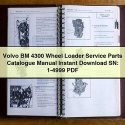 Chevrolet Parts Catalogue Volvo BM 4300 Wheel Loader Sn: 1-4999 Catalog PDF