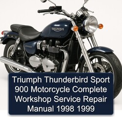 1998-1999 Triumph Thunderbird Sport 900 Motorcycle Service Repair Workshop Manual PDF