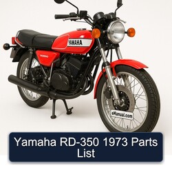 1973 Yamaha RD Series RD-350 Parts Catalog PDF