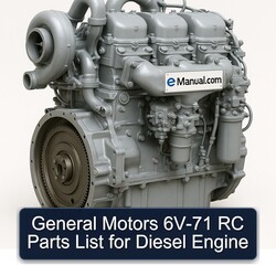 GM 71 Series General Motors 6V-71 RC Diesel Engine Parts Catalog PDF