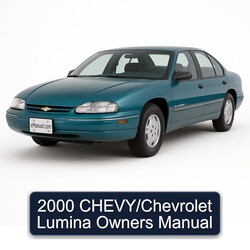 2000 Chevrolet Lumina Chevy/ Owners Owner's Manual PDF