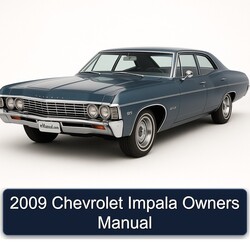 2009 Chevrolet Impala Owners Owner's Manual PDF
