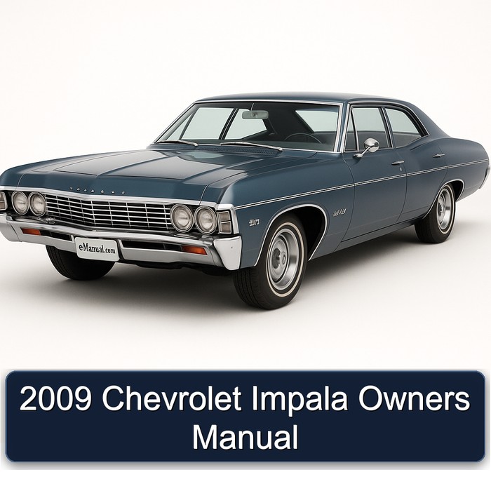 2009 Chevrolet Impala Owners Owner's Manual PDF