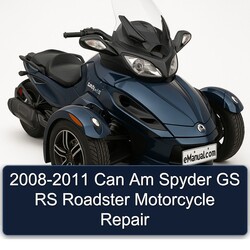 2008-2011 Can Am Spyder GS RS Roadster Motorcycle Service Repair Workshop Manual PDF
