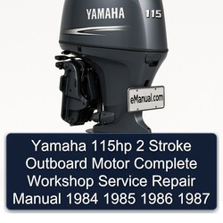 1984-1987 Yamaha 115HP 2 Stroke Outboard Motor Service Repair Workshop Manual PDF