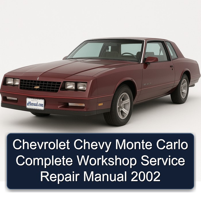2002 Chevrolet Monte Carlo Chevy Service Repair Workshop Manual PDF