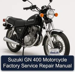 Suzuki GN Series 400 Motorcycle Service Repair Workshop Manual PDF