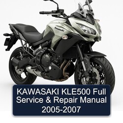 2005-2007 Kawasaki Versys KLE500 Service Repair Workshop Manual PDF