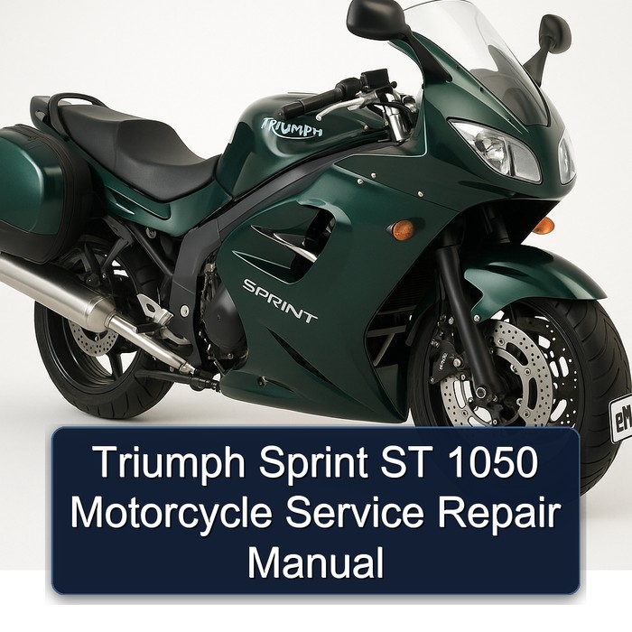 Triumph Sprint ST 1050 Motorcycle Service Repair Workshop Manual PDF