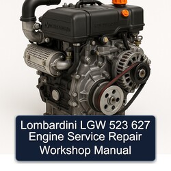 Lombardini LGW 523 627 Series Engine Service Repair Workshop Manual PDF