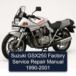 1990-2001 Suzuki GSX Series GSX250 Service Repair Workshop Manual PDF