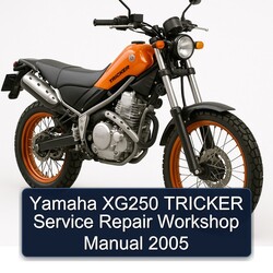 2005 Yamaha XG250 Tricker Service Repair Workshop Manual PDF