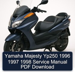 1996-1998 Yamaha Majesty YP250 Service Repair Workshop Manual PDF