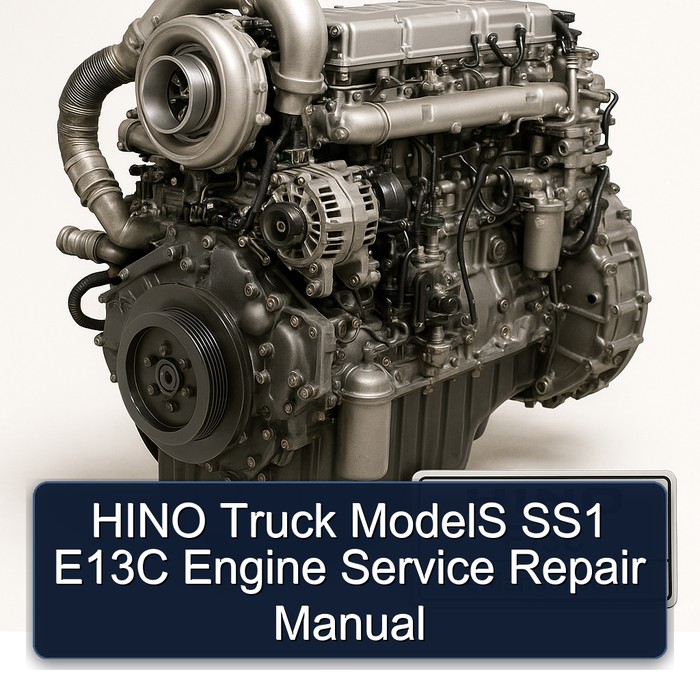 Hino E13C Truck Models SS1 Engine Service Repair Workshop Manual PDF