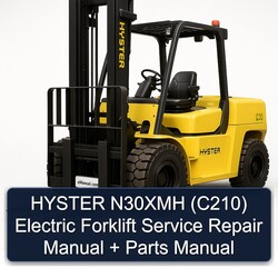 Hyster N30XMH (C210) Electric Forklift C210 Parts Catalog PDF