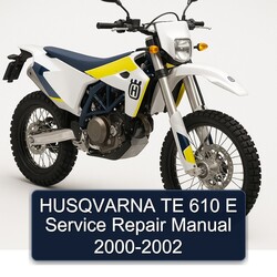 2000-2002 Husqvarna TE Models 610 E Service Repair Workshop Manual PDF