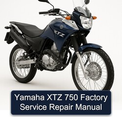 Yamaha XTZ Models 750 Service Repair Workshop Manual PDF