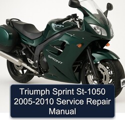 2005-2010 Triumph Sprint ST-1050 Service Repair Workshop Manual PDF
