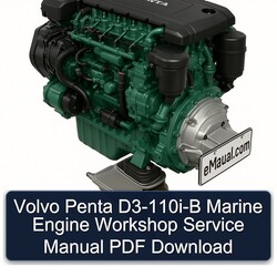 Volvo Penta D3-110i-b Marine Engine Service Repair Workshop Manual PDF