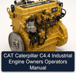 CAT Caterpillar C4.4 Industrial Engine Owners Operators Operator's Manual PDF