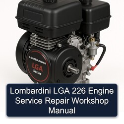 Lombardini LGA Series 226 Engine Service Repair Workshop Manual PDF