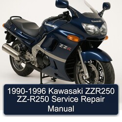 1990-1996 Kawasaki ZZ R Series ZZR250 ZZ-R250 Service Repair Workshop Manual PDF