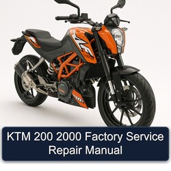 2000 KTM 200 Service Repair Workshop Manual PDF
