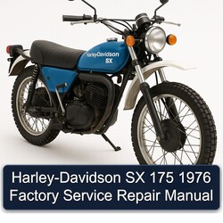 1976 Harley Davidson SX Harley-davidson 175 Service Repair Workshop Manual PDF