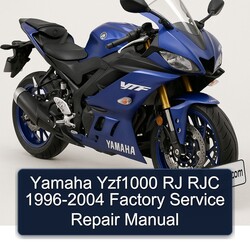 1996-2004 Yamaha YZF Models YZF1000 RJ RJC Service Repair Workshop Manual PDF