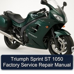 Triumph Sprint ST 1050 Service Repair Workshop Manual PDF