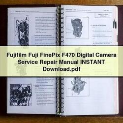 Fujifilm Fuji Finepix F470 Digital Camera Service Repair Workshop Manual PDF
