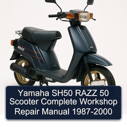 1987-2000 Yamaha Razz SH50 50 Scooter Service Repair Workshop Manual PDF