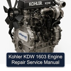 Kohler KDW Models 1603 Engine Service Repair Workshop Manual PDF